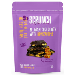 Scrunch Belgian Dark Chocolate Barks with Honeycombs