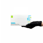 Tigon Nitrile Gloves Black (Powder Free) 100 Pieces - Small