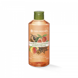 Peach Star Anise Energizing Bath and Shower Gel - 400ml