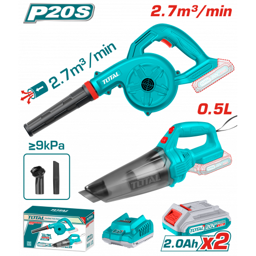 TOTAL TOSLI230805 Cordless 2 pcs combo kit 20V