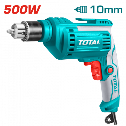 Total Electric drill 500 watts, regular walnut