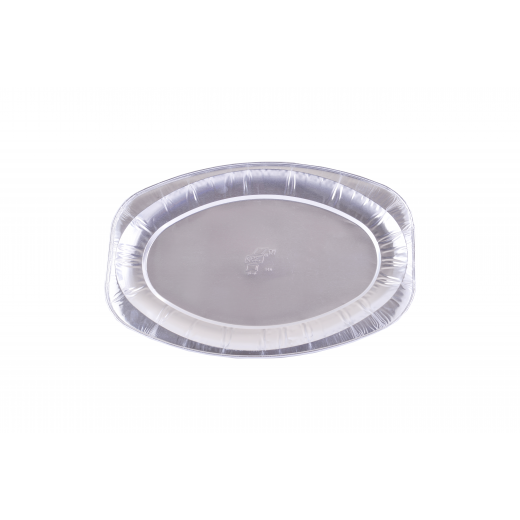 RZ Aluminum Container Oval Shape Platter 55cm - 25 PCS