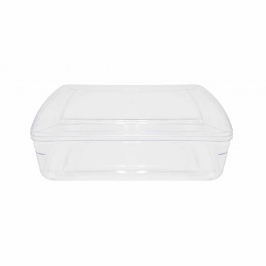 Crystal Containers Rectangle Box with Lid - 350 gr - 1 Piece