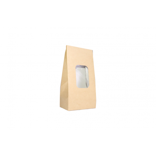 Paper Bag Brown with Window - 500 g - 1 Piece