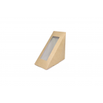 Paper Container Club Sandwich Brown - 1 Piece