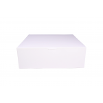 Paper Container Cake Box white - 35 5*35 5*10  cm - 5 PCS